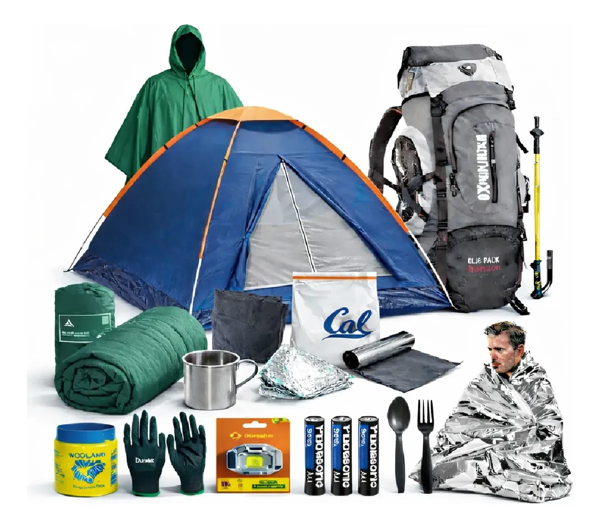 image Kit Completo Camping 16 itens - Imagem 1